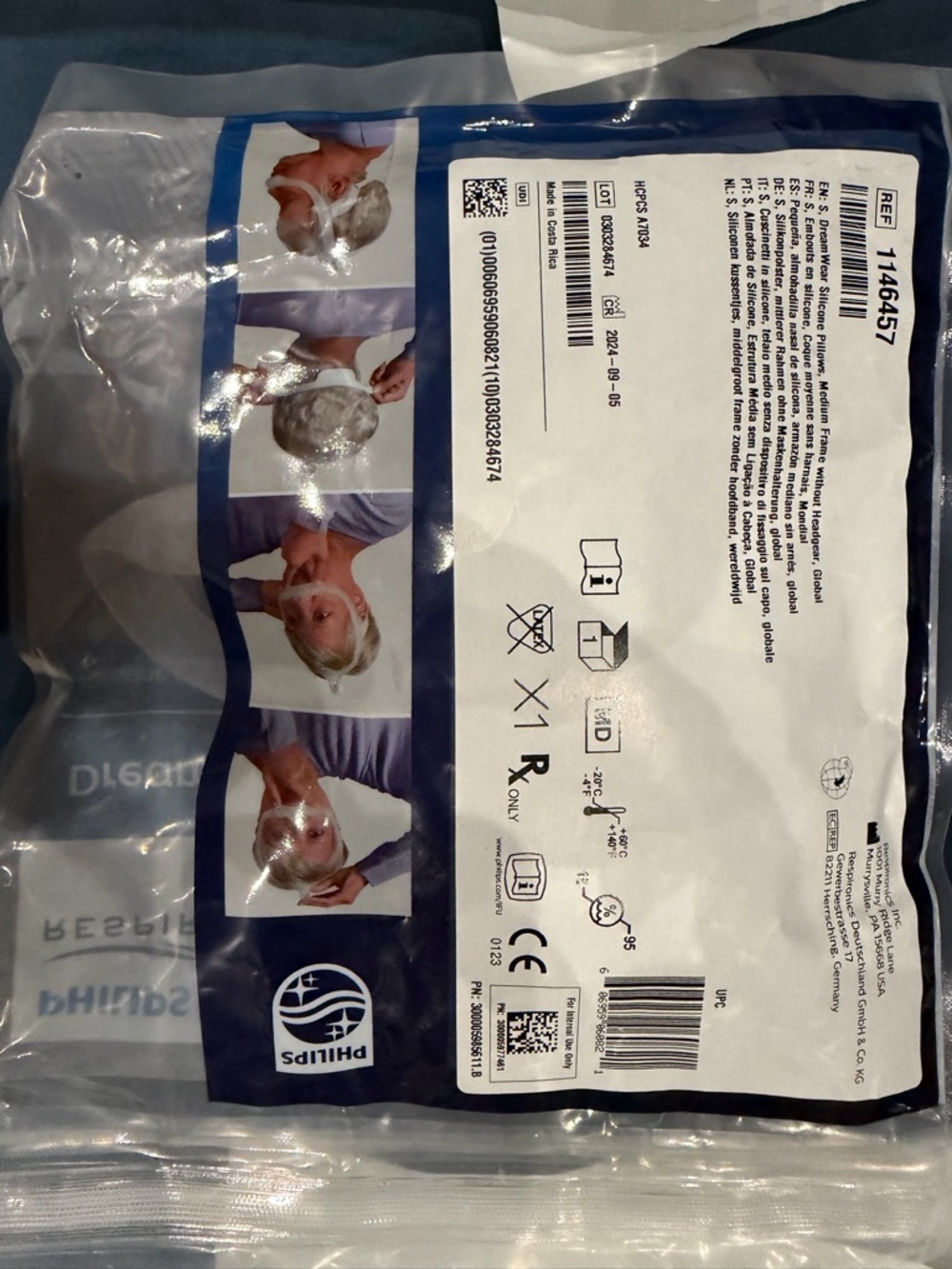 Philips REAPIRONICS silicone pillows mask - Picture 5 of 7